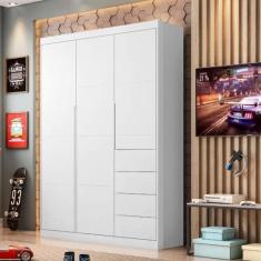  Guarda Roupa Infantil Eloá Branco _ Phoenix Baby