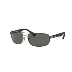 Óculos de Sol Ray-Ban 0RB3445 004 Tam 64 / Chumbo - Lentes Verde Escuro