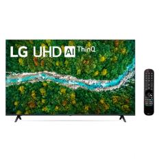 Smart TV LG LED 4K UHD 50 com Inteligência Artificial ThinQ, Smart Magic, Google Alexa e Wi-Fi - 50UP7750PSB