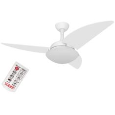 Ventilador De Teto Ventax 3 Pás Branco Controle Remoto 220V