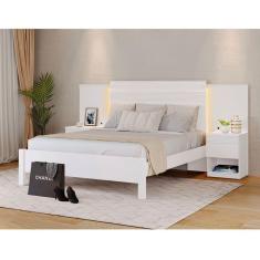 Cama Casal 160cm Granada Branco