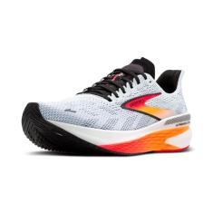 Brooks Tênis de corrida feminino Hyperion GTS 2, Ilusão/coral/preto, 34