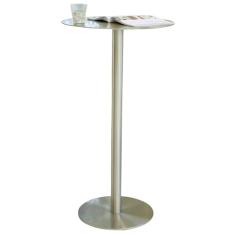 Mesa de bistrô redonda mesa de café e chá cozinha mesa alta de jantar, bar de coquetel de aço inoxidável, sala de estar, sofá, mesa lateral para casa, escritório, sala de jantar