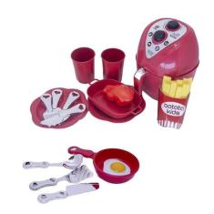 Eletro Cozinha Infantil Panela Comida Brinquedo 16 Peças - Altimar