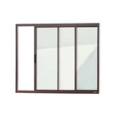 Janela Confort 2 Folhas Vidro Liso 100cm X 80cm Brimak