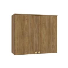 Armário Aéreo Cozinha Modulado Botanic M632 c/ 2 Portas 80cm Nogueira 