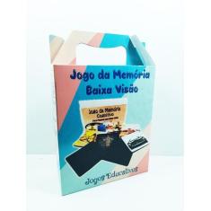 Jogo da Memória Cognitivo para idosos com baixa visão 10 pares - Reido