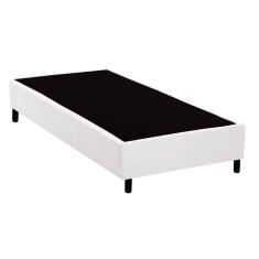 Cama Box Base Solteiro Universal Courano White (78x188x20) - Costa Rica