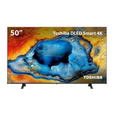 Smart TV Toshiba 50 Polegadas 4K DLED VIDAA 50C350NS - Preto