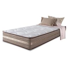 Colchão Solteiro Molas Ensacadas Smart Gold 88x188x22 Bege D26 Cama Inbox