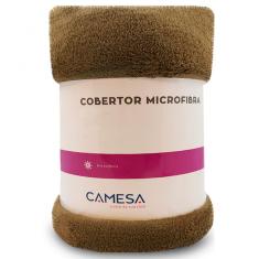 Manta Cobertor Solteiro 150x220cm Microfibra Soft Macia Fleece Camesa - Emcompre