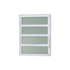 Janela de Alumínio Basculante 80x60cm Vidro Mini Boreal Elite Brimak Branco