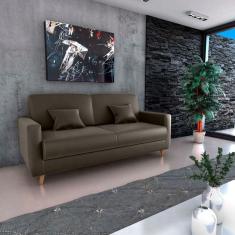 Sofá Cama Emilia Turkey Marrom F444 - Matrix