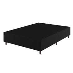 Base Box Casal Class (38x138x188cm) Preto - Casa Giulia