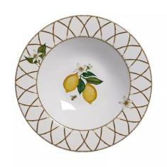 Conjunto com 6 Pratos Fundo Siciliano Ø25cm - Alleanza Cerâmica