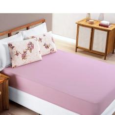 Jogo de Lençol Cama King 3 peças 100% Algodão Malha Penteada Quality -