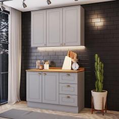 Cozinha Compacta 2 peças Amy Casa 812, Cinza