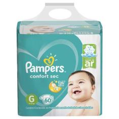 Fralda G Pampers Confort Sec 60 Unidades