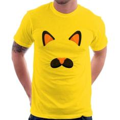 Camiseta Gatinha Orelhinha - Foca na Moda, Amarelo, G