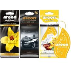 Kit 3 Perfumes Pra Carro Cheirinho Aromatizador Areon Aromas