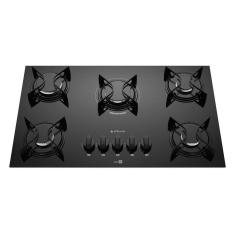 Cooktop 5 Bocas Preto com Mesa de Vidro Atlas Agile Up Bivolt