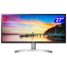 Monitor LG LED 29P 29WK600 FHD Ultrawide IPS HDMI - 29WK600-W.AWZM Branco Bivolt
