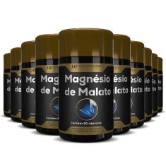 10X Magnesio De Malato Premium 60 Caps Hf Suplementos