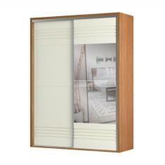 Guarda Roupa 100% MDF Casal 1,79m com 2 portas de correr e espelho TW6