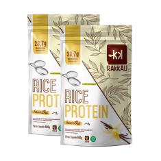Kit 2X: Rice Protein Baunilha Vegana Rakkau 600g