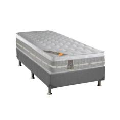 Cama Box Solteiro: Colchão Molas Ensacadas Castor Pocket Premium Gel +