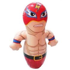 Boneco Inflável João Bobo Lutador Mascarado Boxeador Intex