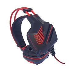 FONE OUVIDO HEADPHONE HEADSET GAMER MICROFONE P3 XTRAD LC-844 PRETO VERMELHO