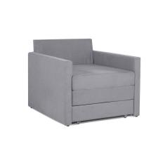 Sofá Cama Castor Solteiro Salerno Max Suede Cinza