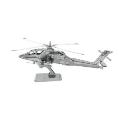 Miniatura De Montar Metal Earth Helicopetero Ah-64 Apache