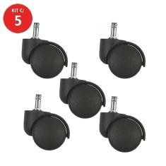 5 Rodas Rodinha Rodízio Para Cadeira De Escritório Giratória