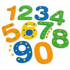 Numerais Com Pinos De 0 A 9 Em E.V.A.