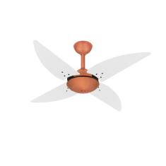 Ventilador Teto Turbo Sala Quad Office Cobre 4 Pás Mdf Ventax 220V