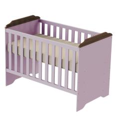 Berço Americano 3 em 1 Rosa Carolina Baby