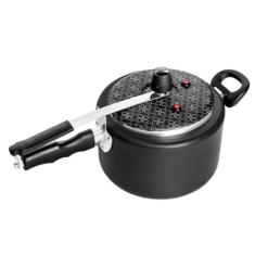 Panela de Pressão 5 Litros 2 Válvulas Antiaderente Preto - Patolux