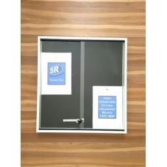 Quadro de Avisos Expositor Bijuterias Porta Vidro Temperado - SR FABRI