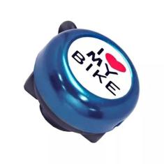 Buzina Campainha Trim Trim Para Bike I Love My Bike Azul - Isapa