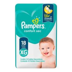 FRALDA PAMPERS CONFORT SEC JUMBO G/20un