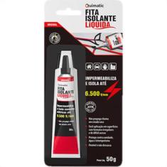 Fita Isolante Liquida Bisnaga 50G Preto Quimati - QUIMATIC