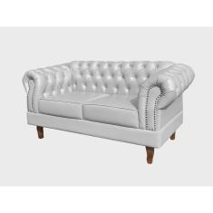 Sofá 2 Lugares Decoração Sara Recepção Dom Pedro Chesterfield