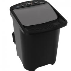 Lavadora Semiautomática Tanquinho Supertank 8kg Mueller Preta 220v