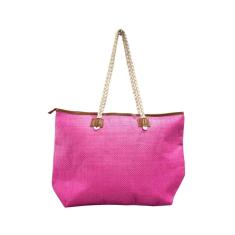 Bolsa Feminina Praia Trança Grande Kca-Kca603-23 - Rosa