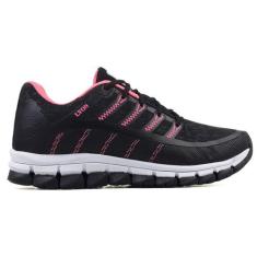 Tênis Feminino Academia Olymp Caminhada, 34, Preto, Pink