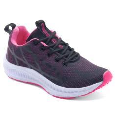 Tênis Feminino Academia caminhada leve corrida - Dix, 35, Pink