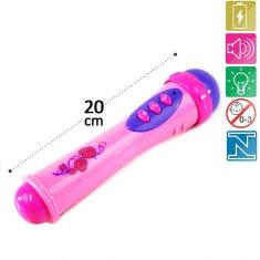 Microfone Infantil Musical Pop Star - ArkToys