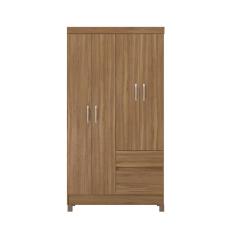 Guarda Roupa Guarda-roupa Lotus 4 Portas de Bater 2 Gavetas MDP Amendola Touch Demóbile